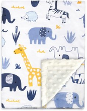 Load image into Gallery viewer, Baby Blanket for Kids Super Soft Minky Blanket with Dinosaurs Multicolor Printed 30 x 40 inch(75x100cm)