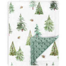 Load image into Gallery viewer, HOMRITAR Baby Blanket for Boys Girls Soft Plush Minky Blanket with Forest Foxes Multicolor Printed