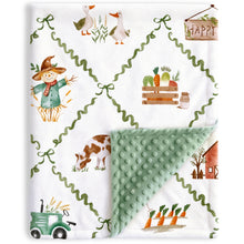Load image into Gallery viewer, HOMRITAR Cow Baby Blanket for Boys Girls with Double Layer Dotted Backing