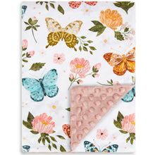 Load image into Gallery viewer, HOMRITAR Baby Blanket for Boys Girls Soft Plush Minky Blanket with Forest Foxes Multicolor Printed