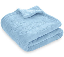 Load image into Gallery viewer, BORITAR Baby Blanket for Boys Girls Ultra Soft Fleece Warm and Lightweight Animal Blankets for Infant Toddler Newborn, 30x40 Inch, Blue