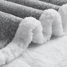 Load image into Gallery viewer, Baby Blanket with Plush Sherpa Fleece for Boys and Girls (30 x 40inch,Grey)