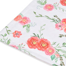 Load image into Gallery viewer, Receiving Blanket with Pink Floral Multicolor Printed Blanket 30 x 40 Inch(75x100cm)