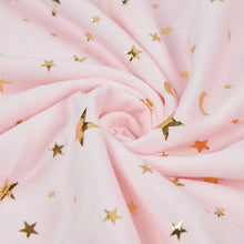 Load image into Gallery viewer, Unisex Ultra Soft Warm Luxurious Little Star Print Pink Receiving Blanket 30 x 47 Inch(75x120cm)