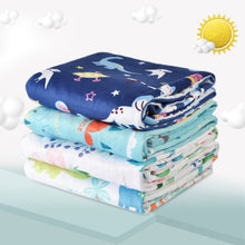 Load image into Gallery viewer, Receiving Blanket with Pink Floral Multicolor Printed Blanket 30 x 40 Inch(75x100cm)