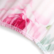 Load image into Gallery viewer, Super Soft Jersey Knit Crib Sheet with Floral Design 28"x 52"x 9''