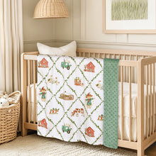 Load image into Gallery viewer, HOMRITAR Cow Baby Blanket for Boys Girls with Double Layer Dotted Backing
