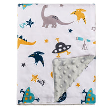 Load image into Gallery viewer, Baby Blanket for Kids Super Soft Minky Blanket with Dinosaurs 30 x 40 Inch(75x100cm)
